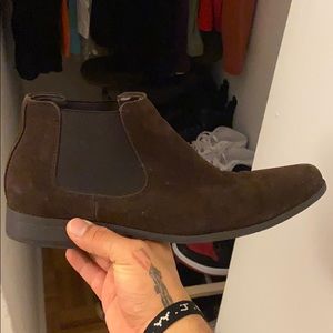 Asos vintage suede chelsea boots